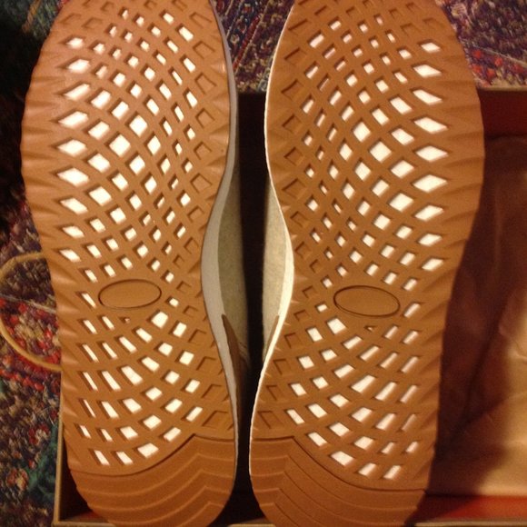 Gentle Souls Men's Laurence Jogger Tan Leather & Wool Sneakers -11.5M-New in Box - Picture 4 of 11